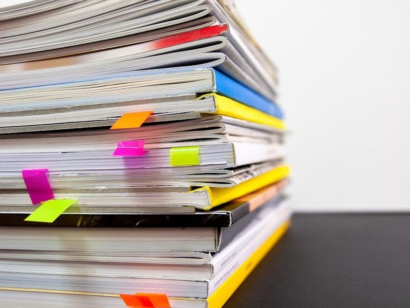 pile of books